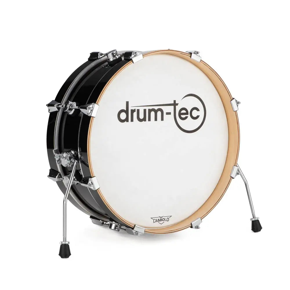 Drum-Tec Diabolo 3 E-Bass Drum 18x6 Black - Drum Center Of Portsmouth