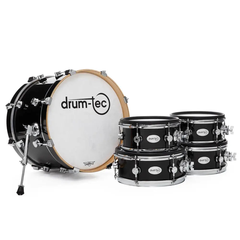 Drum-Tec Diabolo 3 5pc Studio E-Drum Set Black - Drum Center Of Portsmouth