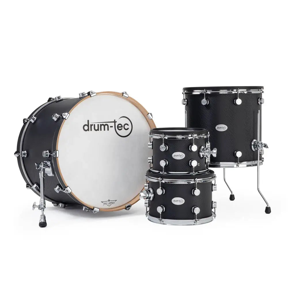 Drum-Tec Pro 3 Stage 4pc E-Drum Set Carbon Fiber - Drum Center Of Portsmouth