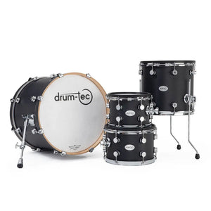 Drum-Tec Pro 3 Studio 4pc E-Drum Set Carbon Fiber