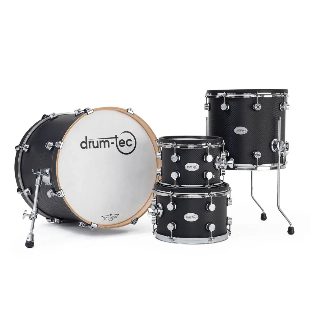 Drum-Tec Pro 3 Studio 4pc E-Drum Set Carbon Fiber - Drum Center Of Portsmouth