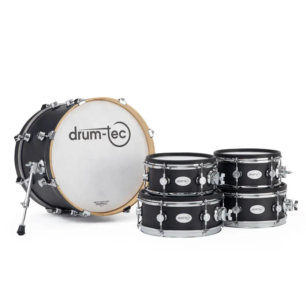Drum-Tec Diabolo 3 5pc Studio E-Drum Set Carbon Fiber - Drum Center Of Portsmouth