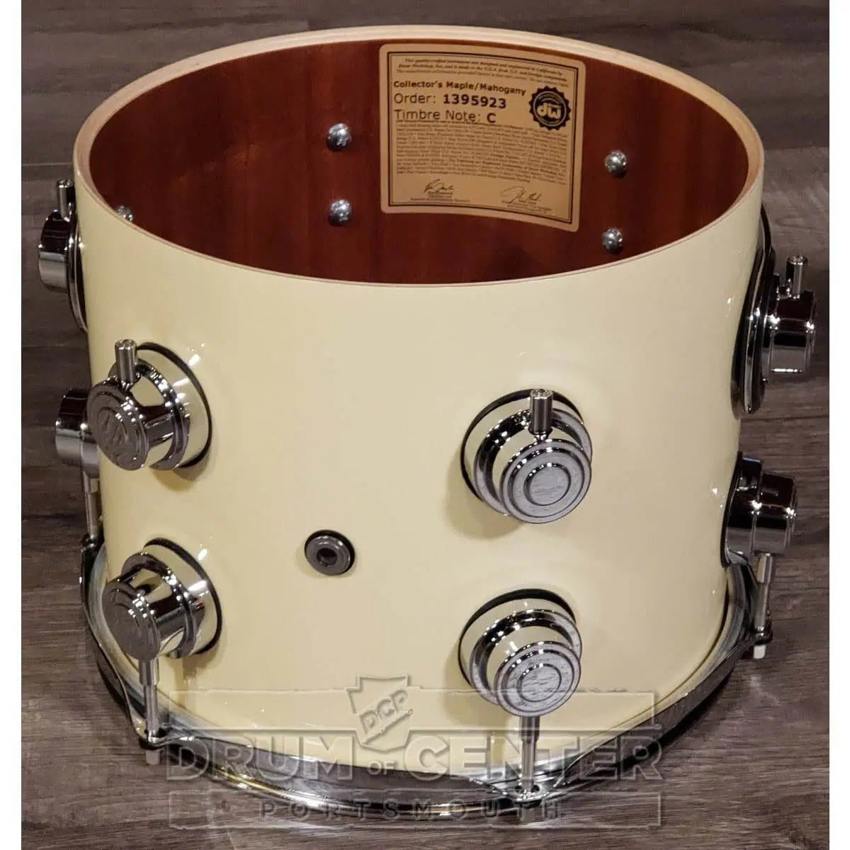 DW Collectors Maple/Mahogany 5pc Drum Set Solid Double Cream - Drum Center Of Portsmouth