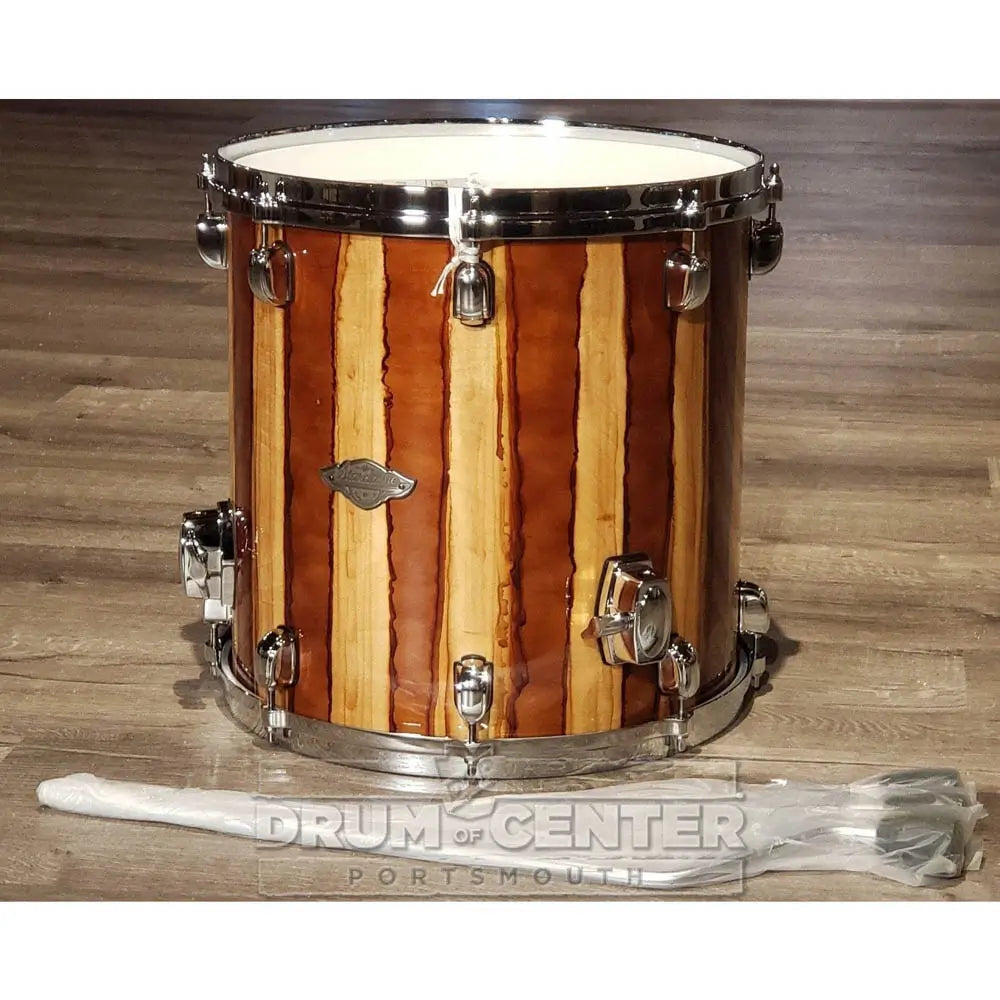 Used Tama Starclassic Performer Floor Tom 14x14 Caramel Aurora - Excellent - Drum Center Of Portsmouth