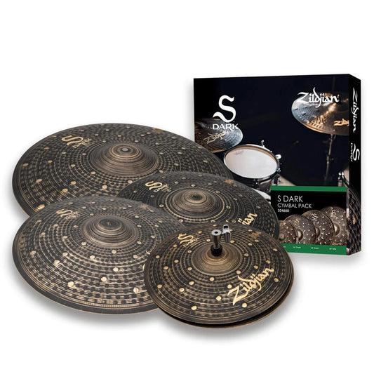 Zildjian S Dark Cymbal Pack 14/16/18/20 - Drum Center Of Portsmouth
