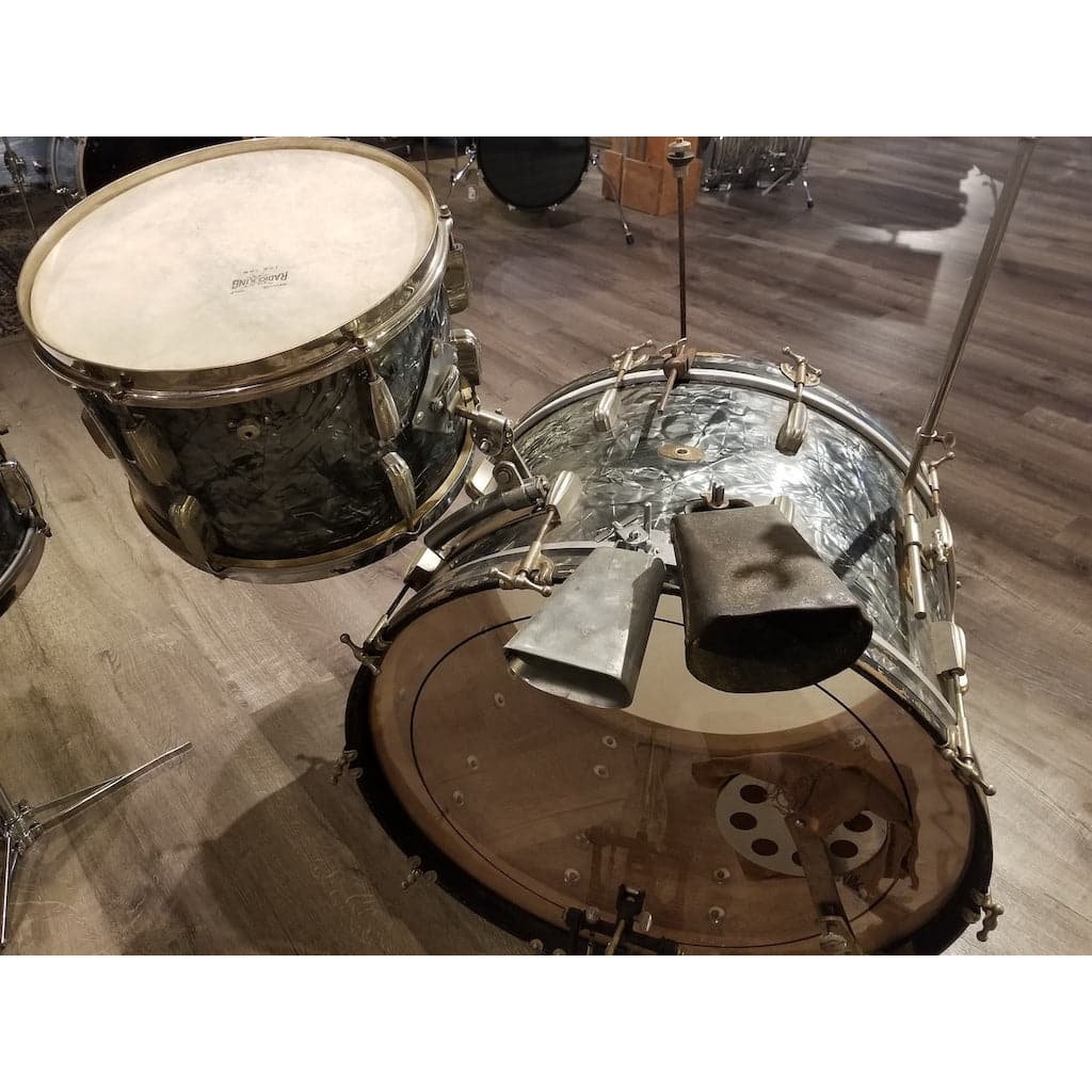 Vintage Slingerland Radio King Drum Set w/WFL Floor Tom
