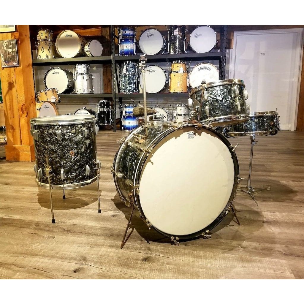 Vintage Slingerland Radio King Drum Set w/WFL Floor Tom