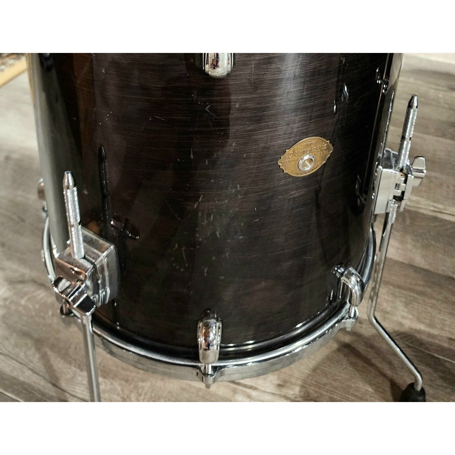 Used Tama Starclassic Performer 4pc Drum Set Transparent Black