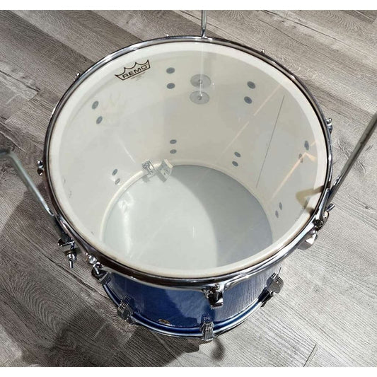 Vintage Ludwig 1960's Super Classic Floor Tom 16x16 - Blue Sparkle