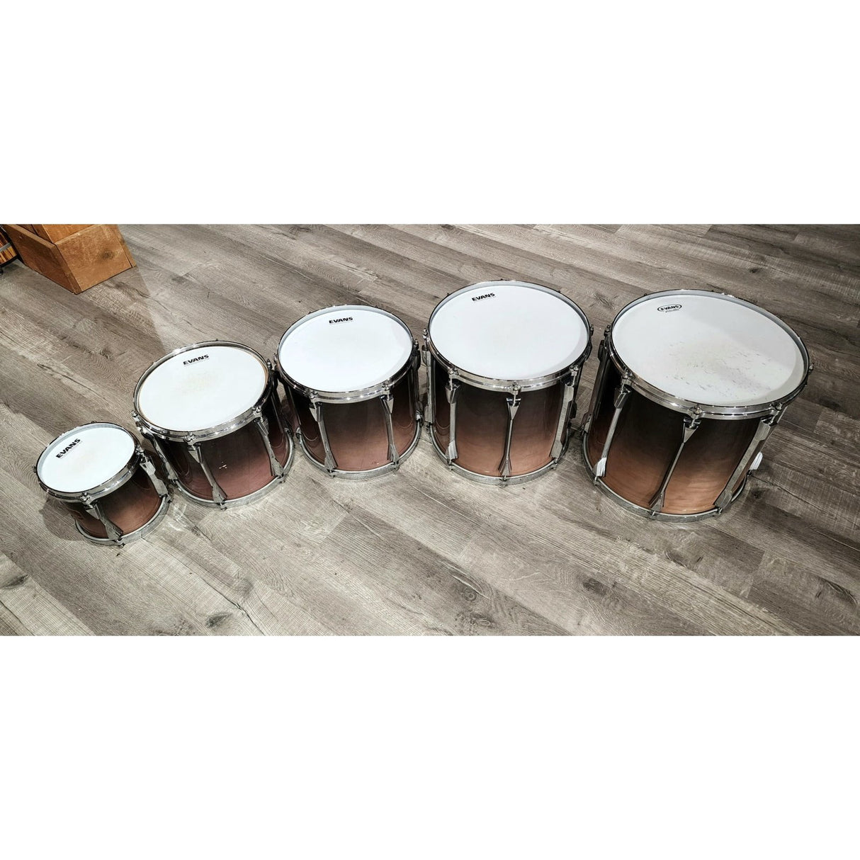 Used Tama Artstar Custom Maple 6pc Drumset Smokey Lavender w/Humes & Burg Enduro Cases