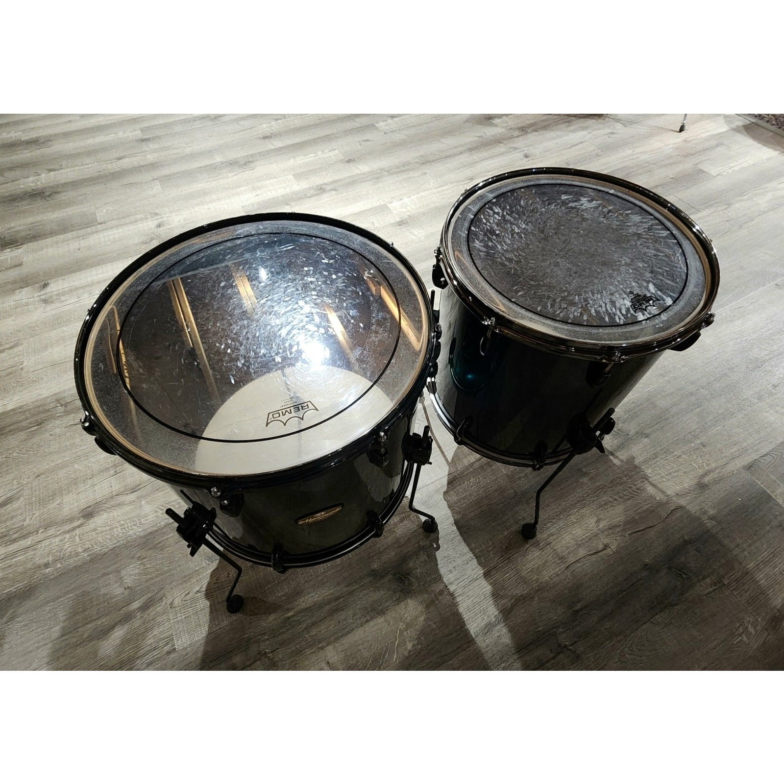 Used Pearl Masterworks 6pc Carbon Ply Drum Set