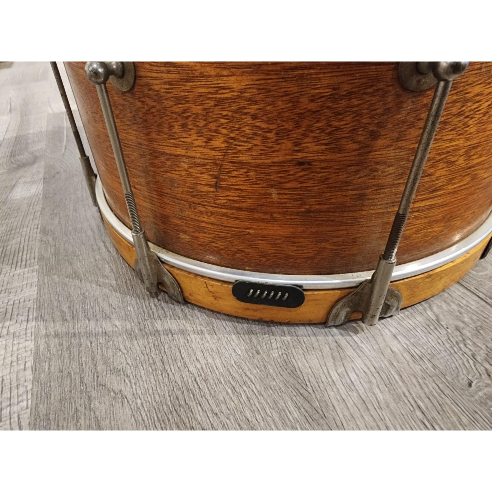 Used Vintage Joseph Rogers Jr. & Son Field Drum 14x10 w/Canvas Bag