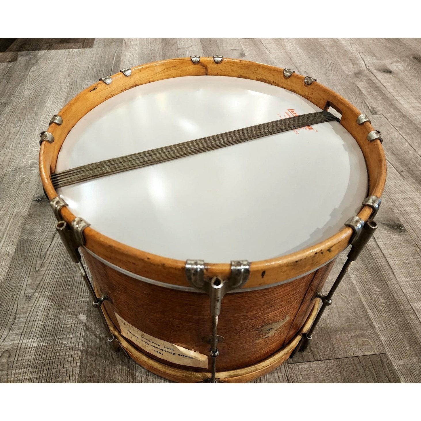Used Vintage Joseph Rogers Jr. & Son Field Drum 14x10 w/Canvas Bag