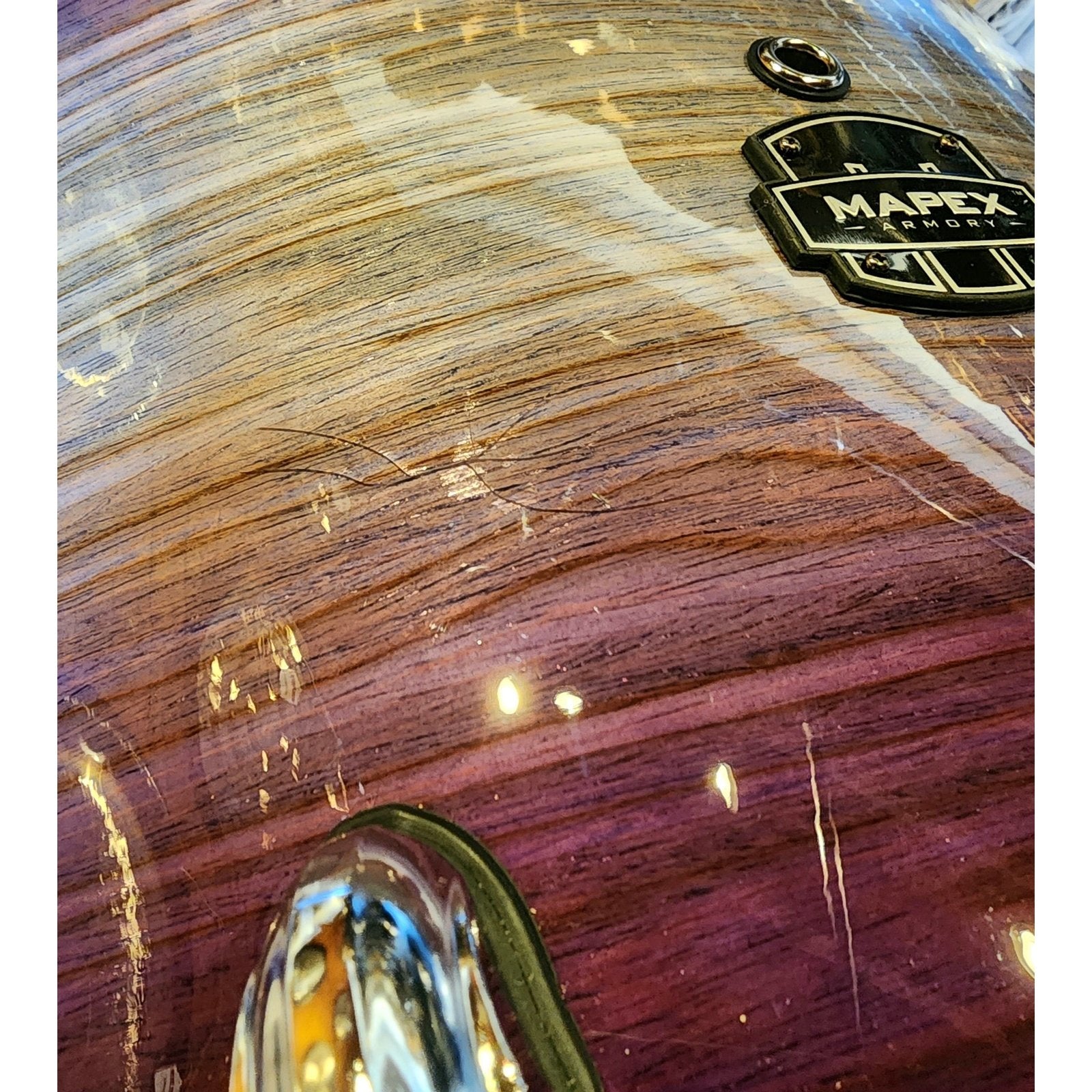 Used Mapex Armory 5pc Drum Set Night Sky Burst