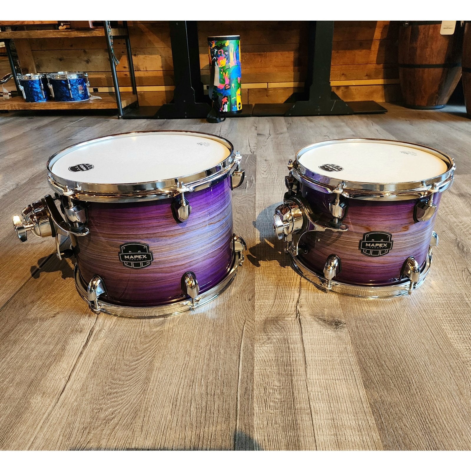 Used Mapex Armory 5pc Drum Set Night Sky Burst