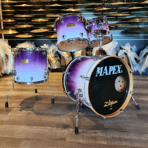 mapex pro m tobacco fade Series (2007 era) 4 Pc Drum Kit in  DrumPickers to Tobacco My Mapex Pro M in