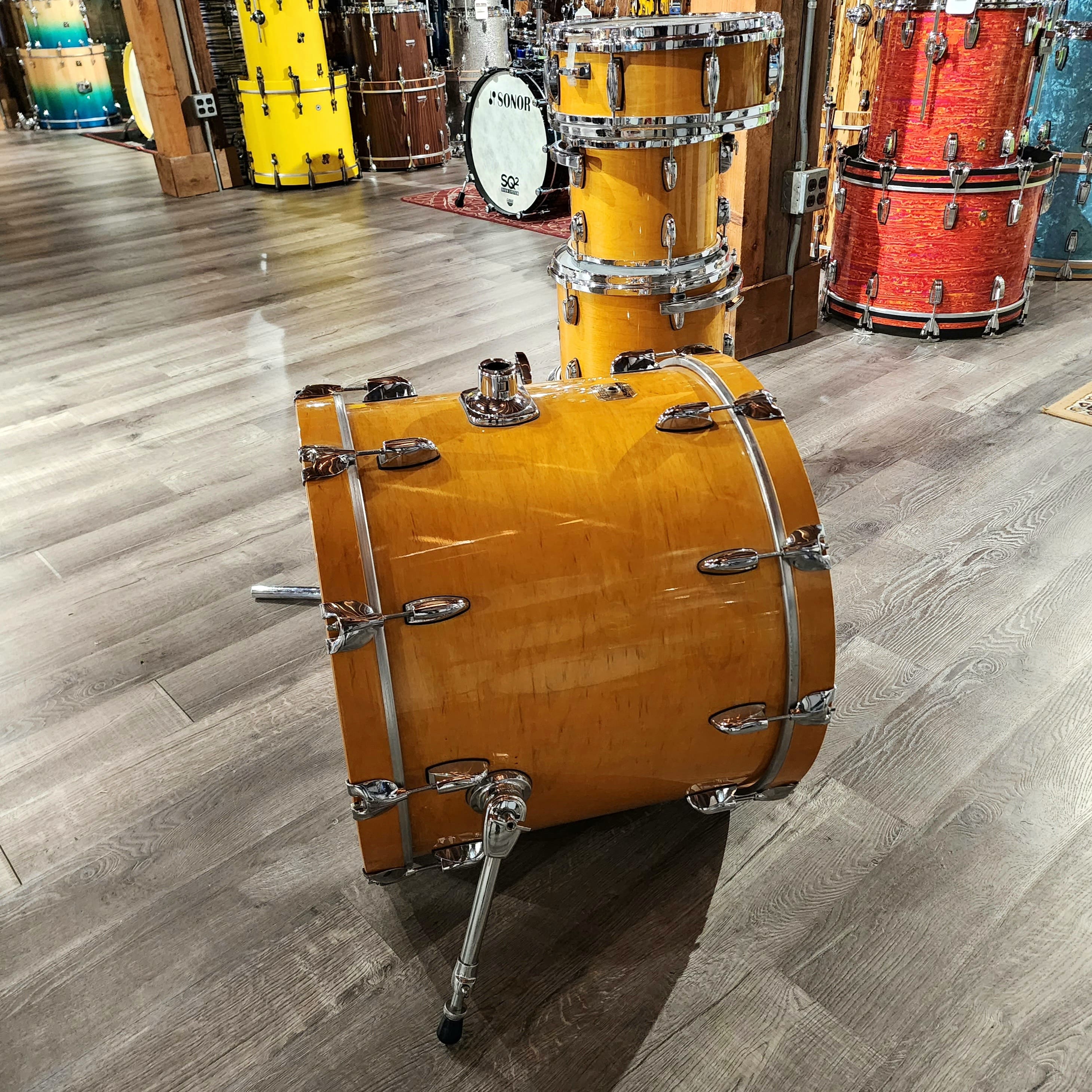 Used Gretsch Renown Maple 5pc Drum Set Natural Gloss