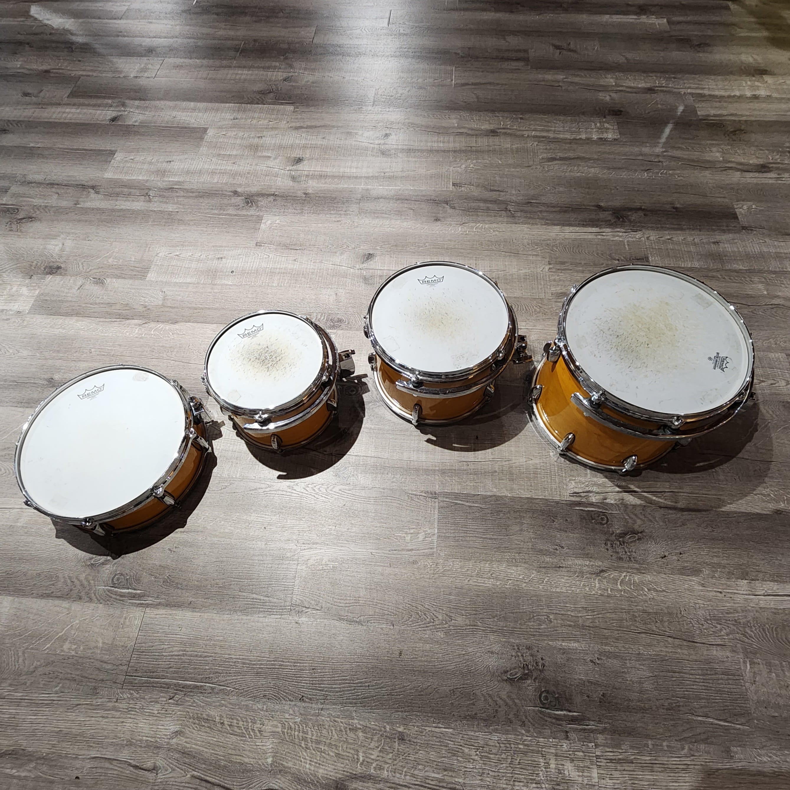 Used Gretsch Renown Maple 5pc Drum Set Natural Gloss