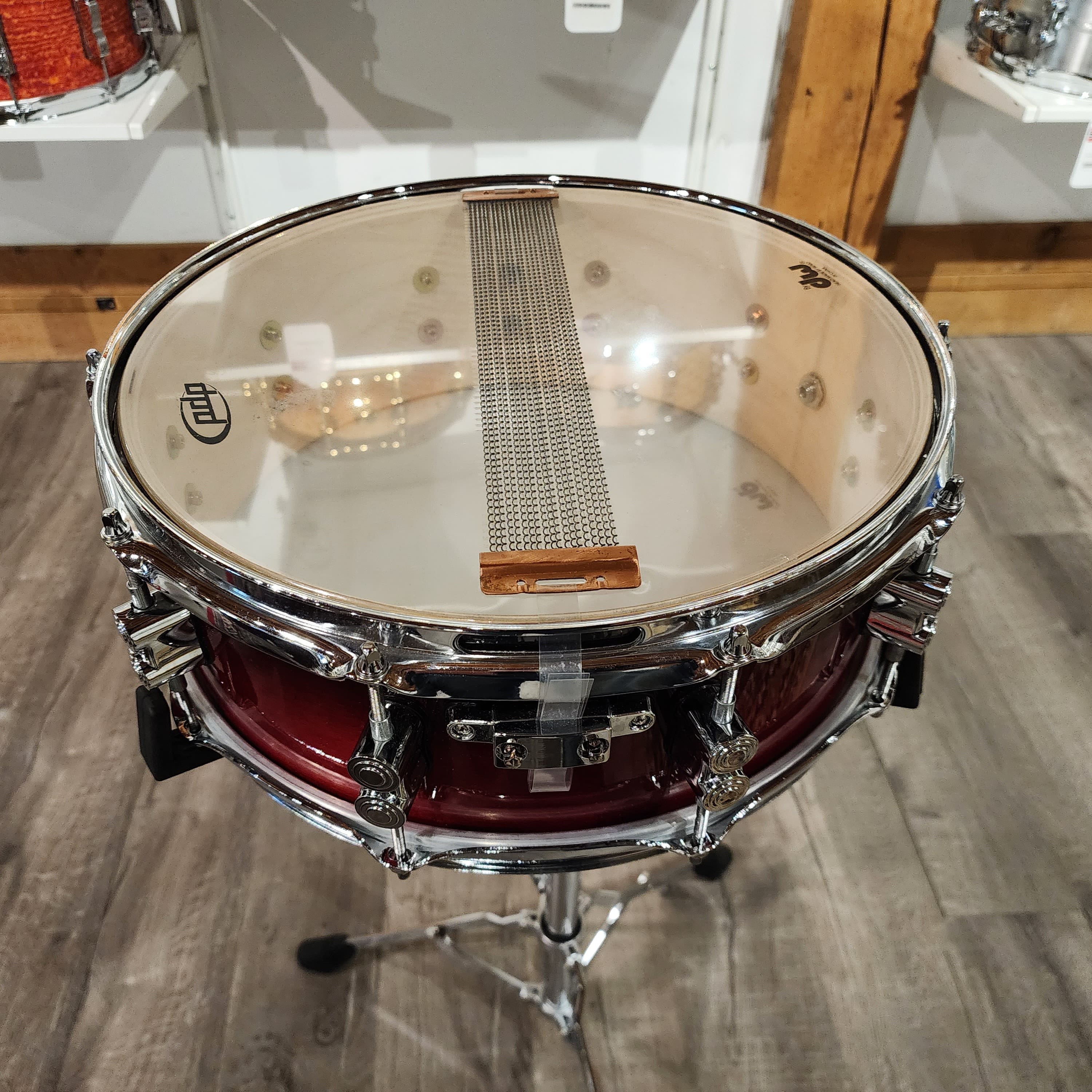 Used PDP Concept Birch Snare Drum 14x5.5 Red Burst