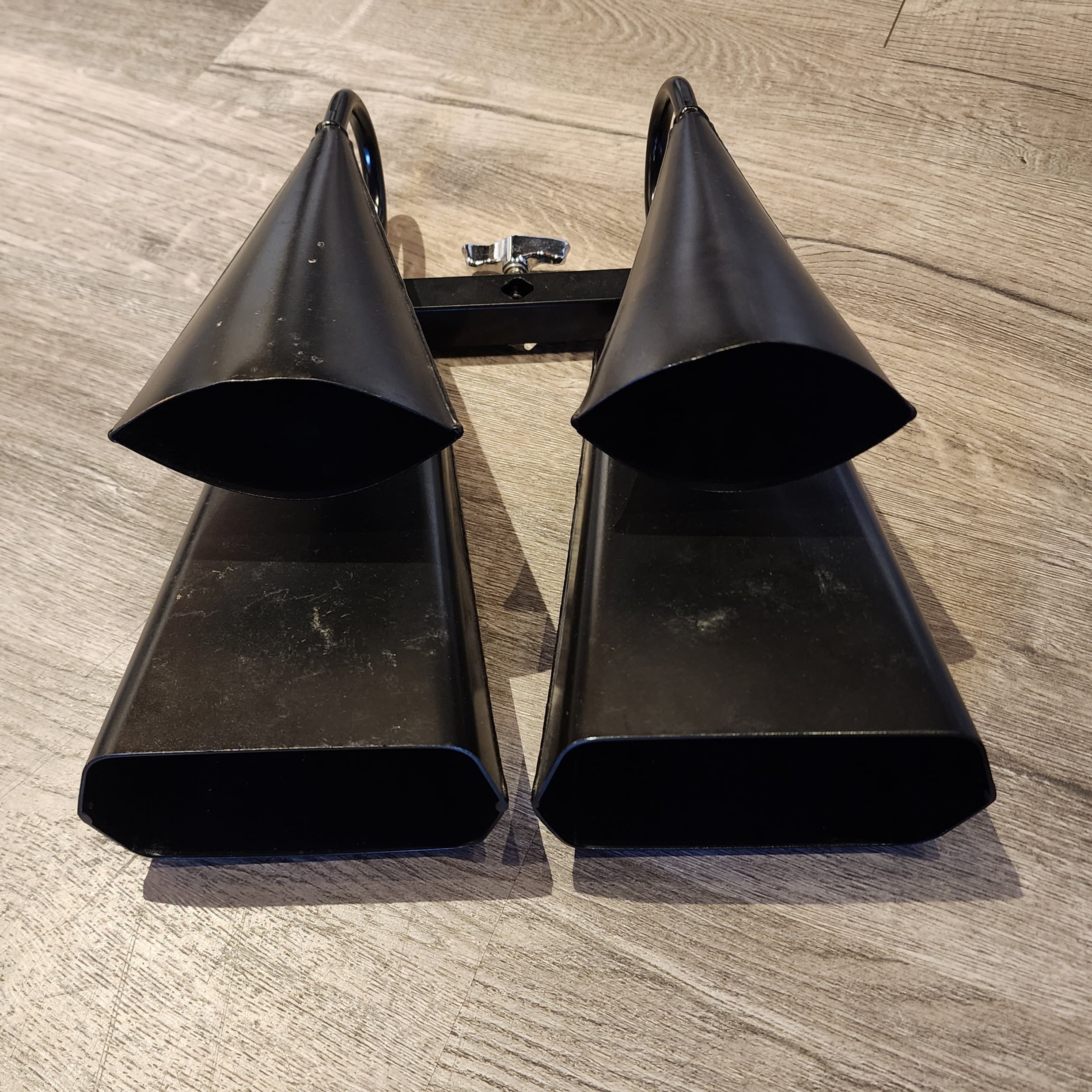 Used Mountable Cowbell/Agogo Bell Set