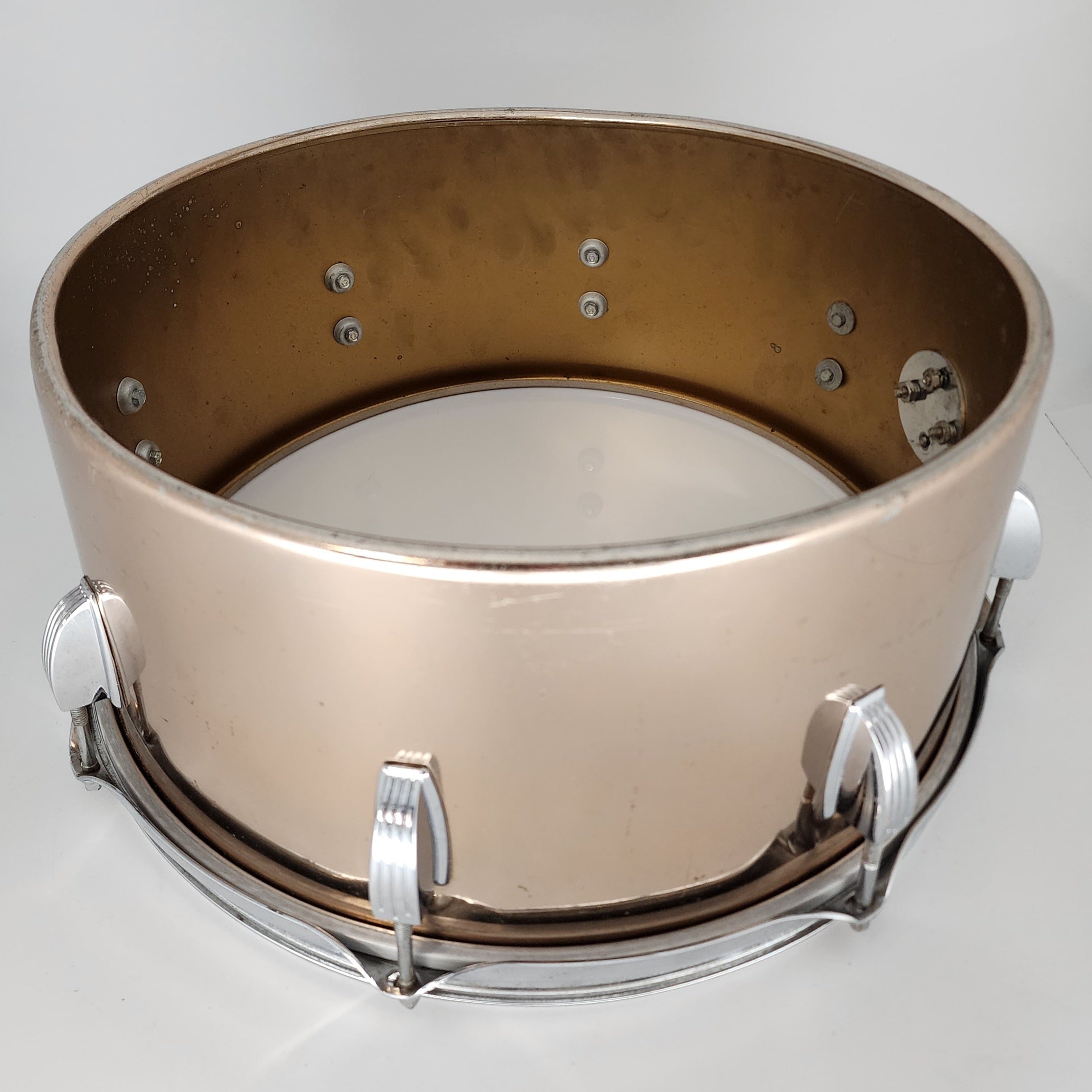Used Vintage Ludwig Timbale 14x6.5 Copper