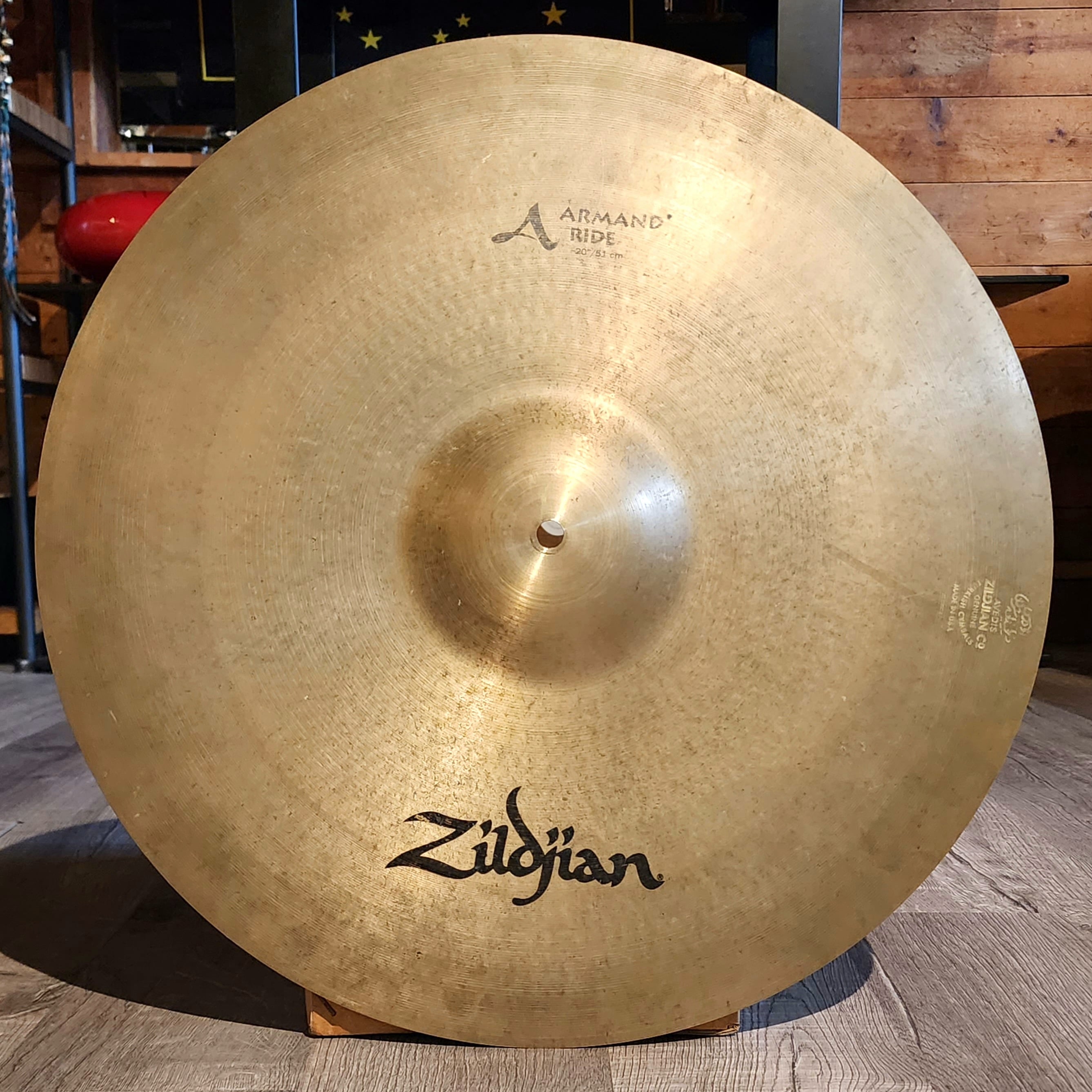 Used Zildjian A Armand Ride Cymbal 20"