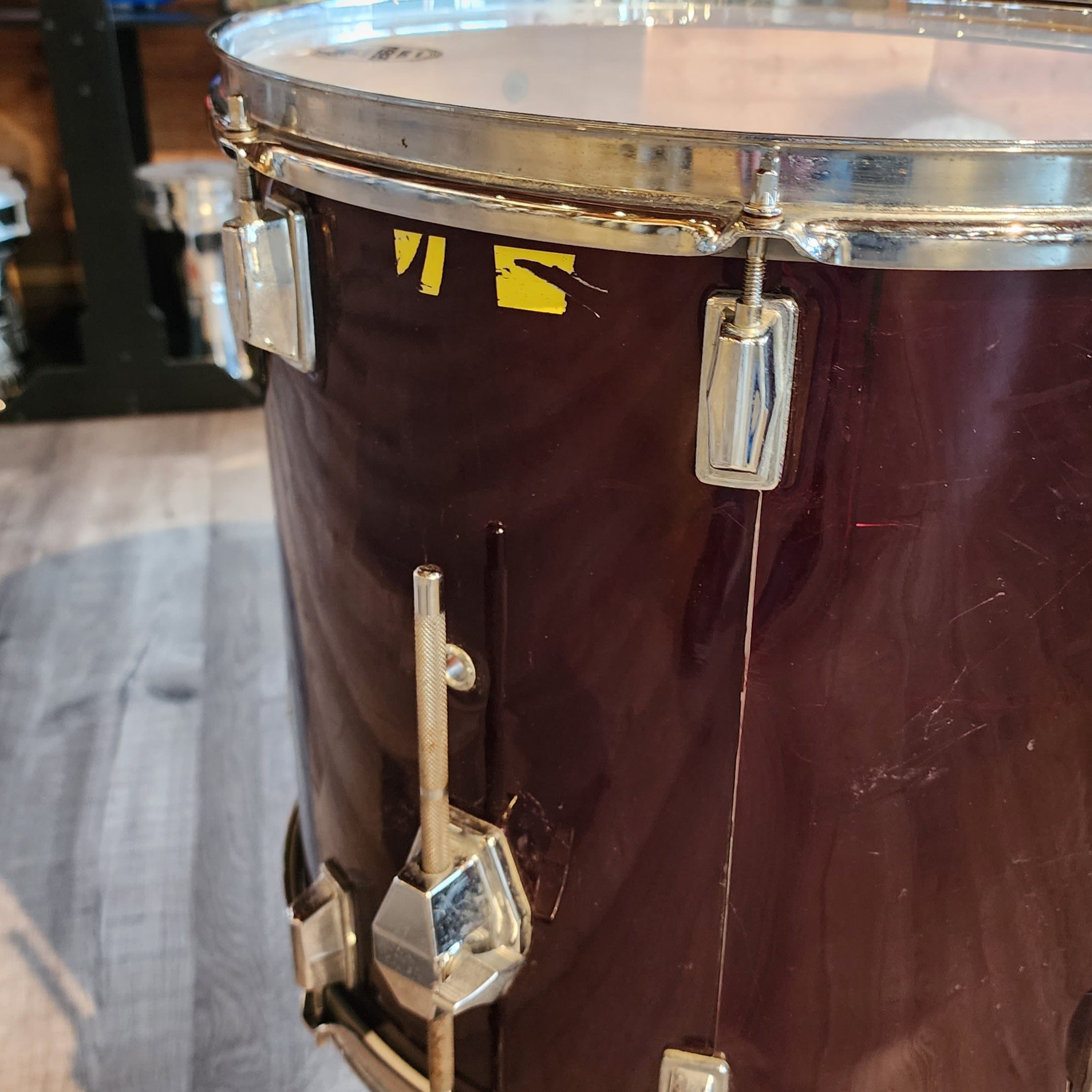Used Pearl Professional Series DX Floor Tom 18x16 Wine Red