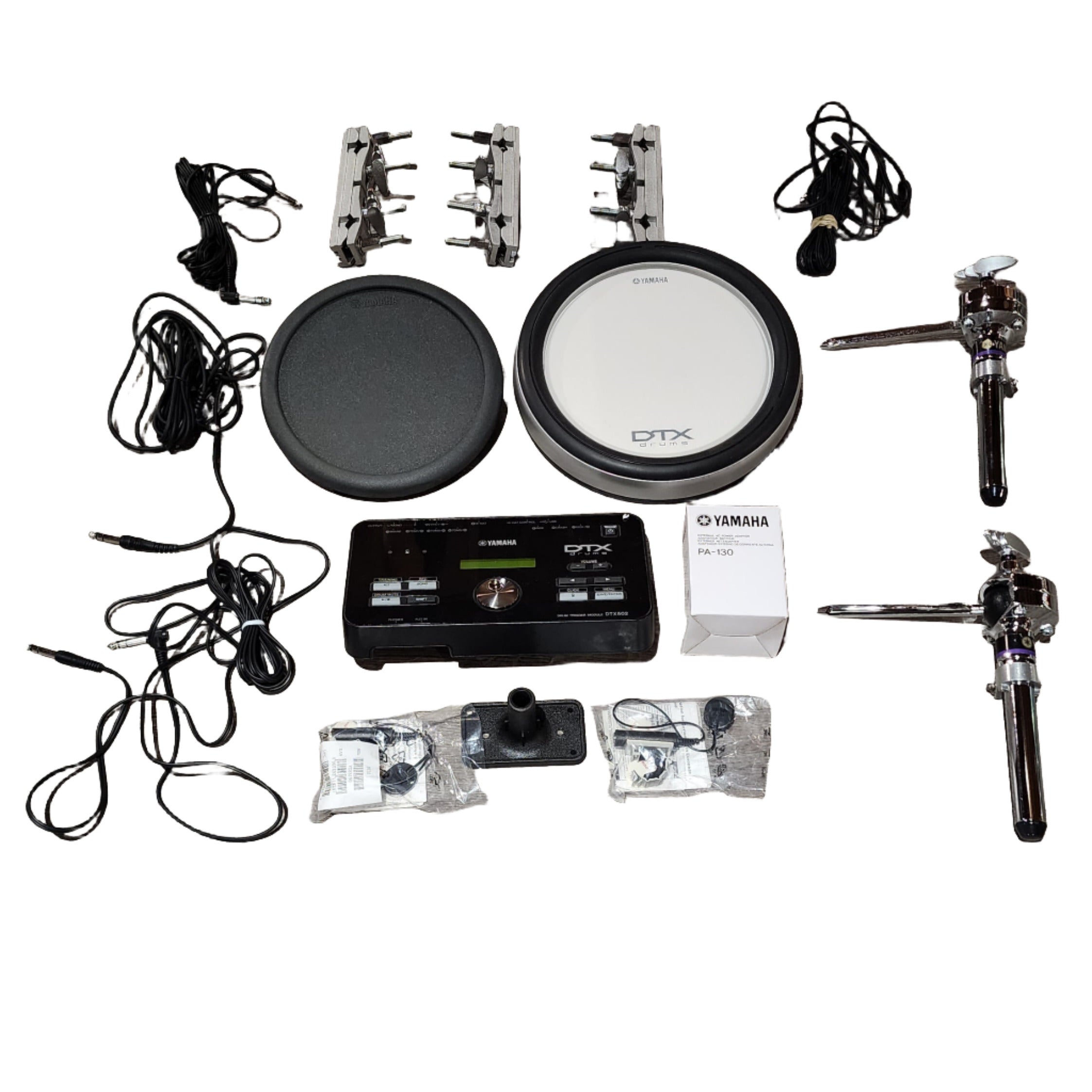 Used Yamaha DTXHP587 Hybrid Drum Package