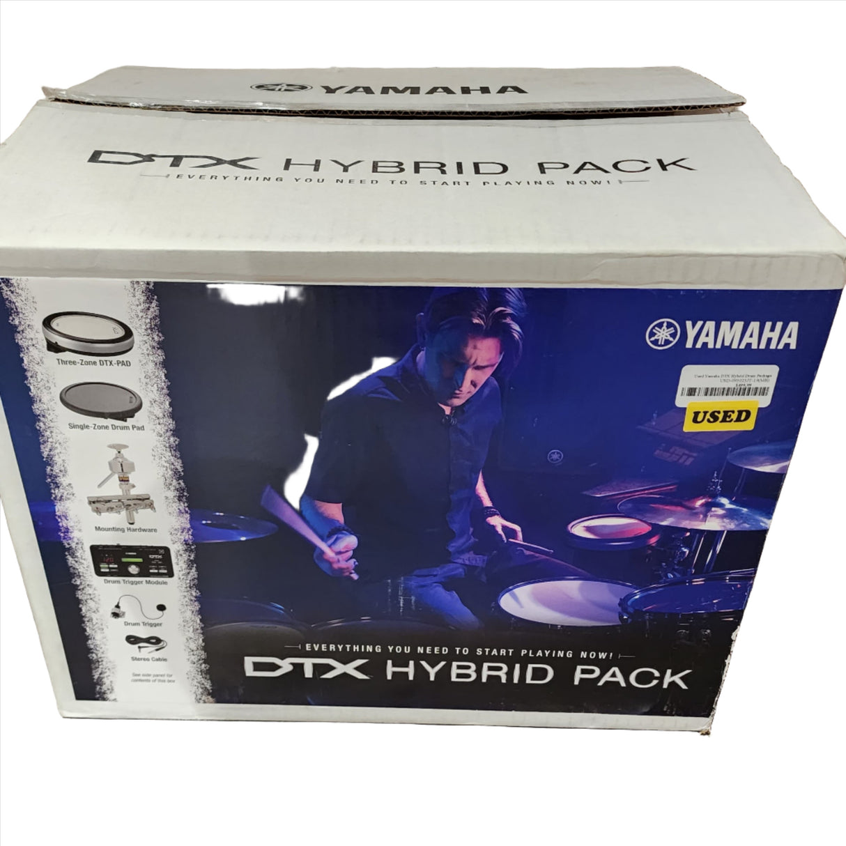 Used Yamaha DTXHP587 Hybrid Drum Package
