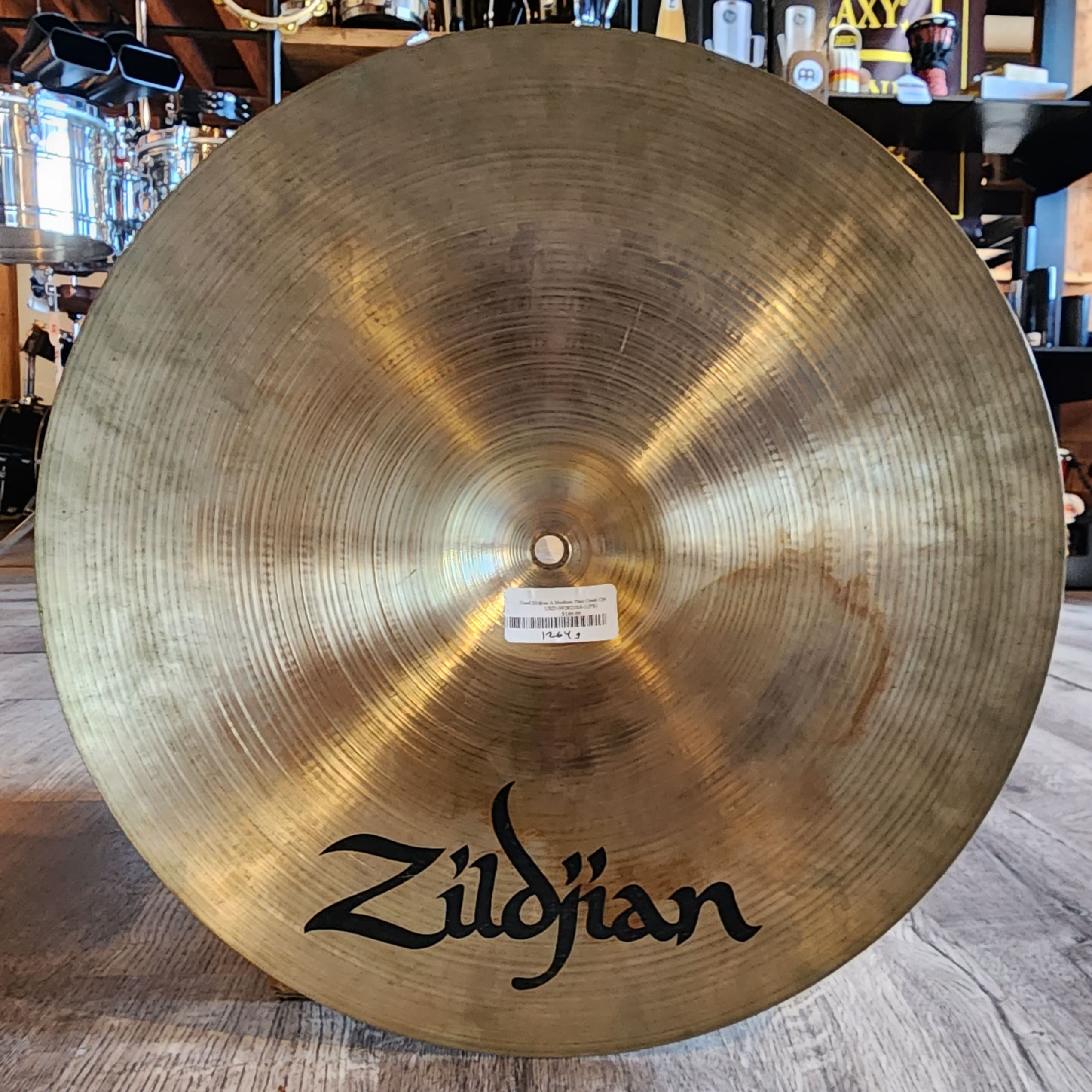 Used Zildjian A Medium Thin Crash Cymbal 17" 1264 grams