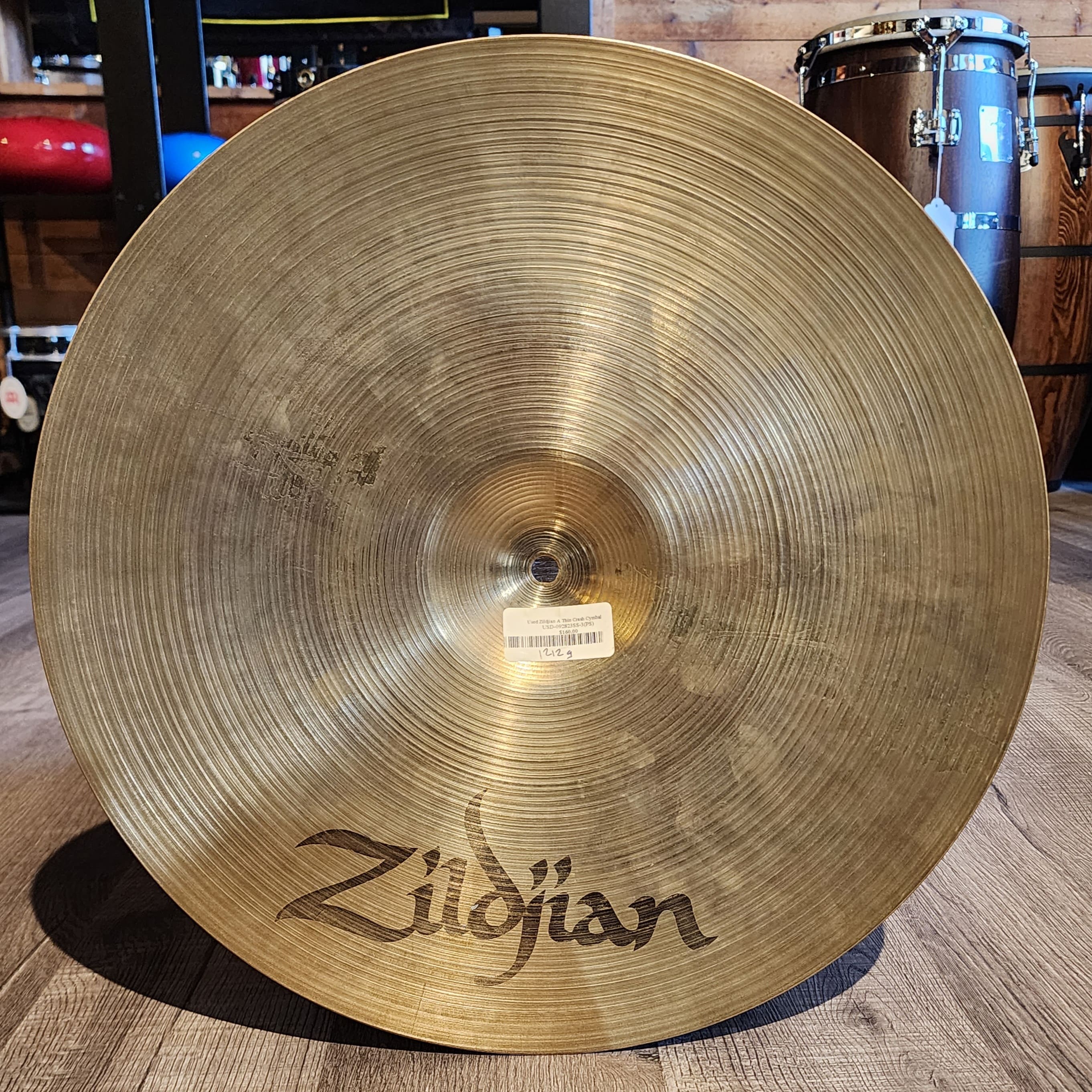 Used Zildjian A Thin Crash Cymbal 17" 1212 grams