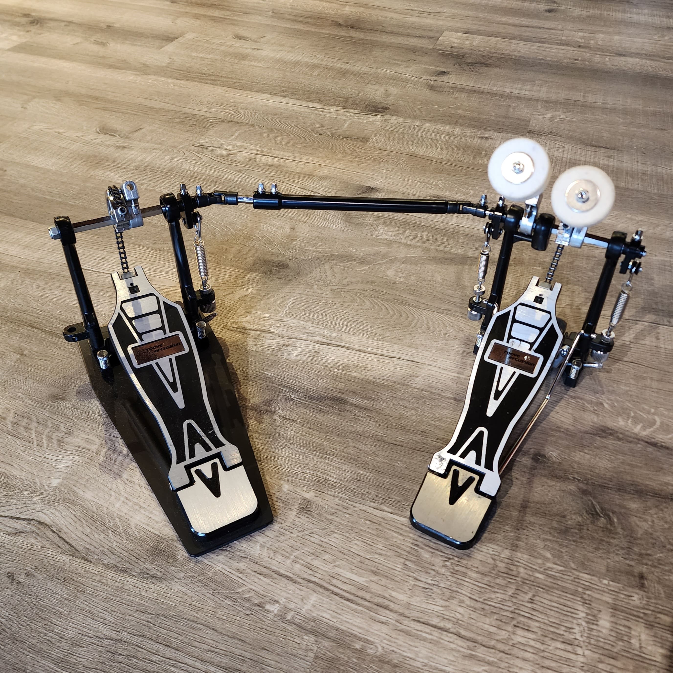 Used Groove Percussion Double Bass Drum Pedal