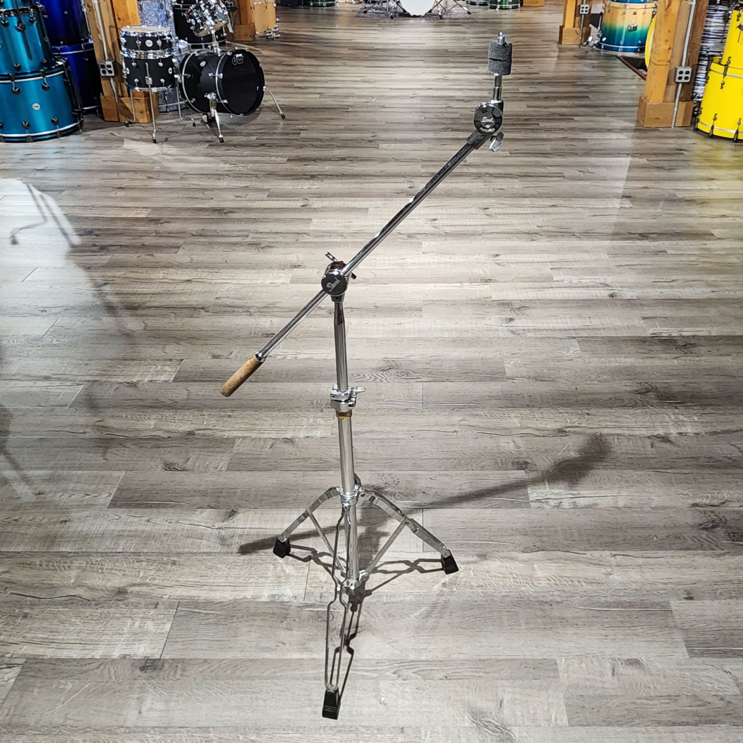Used Pearl Double Braced Boom Cymbal Stand w/Counterweight