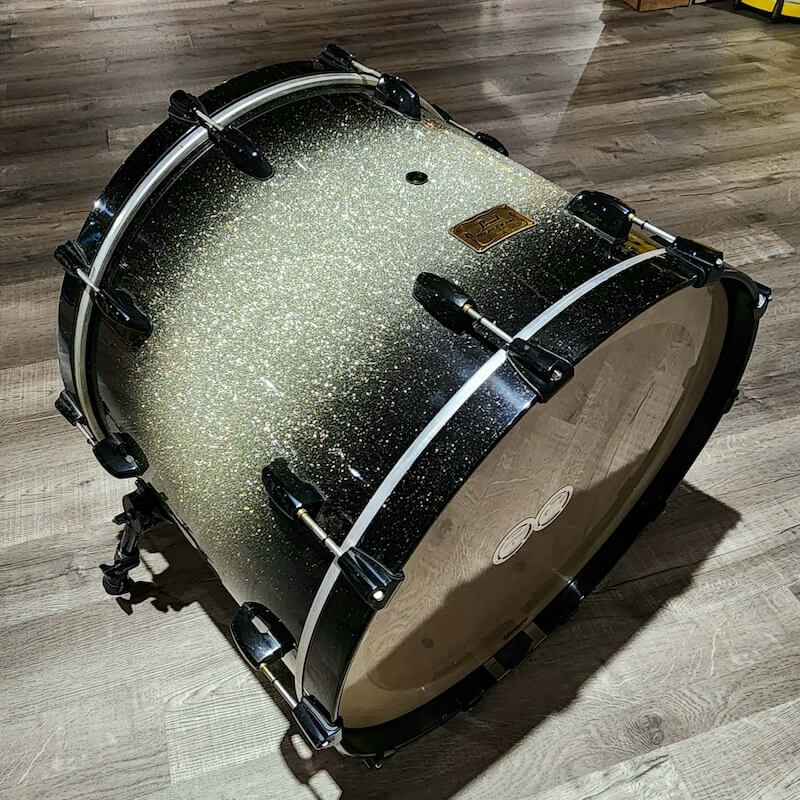 Used Pearl Masters Custom MaplemmX 4pc Drum Set Diamond Burst w/Black HW - Drum Center Of Portsmouth