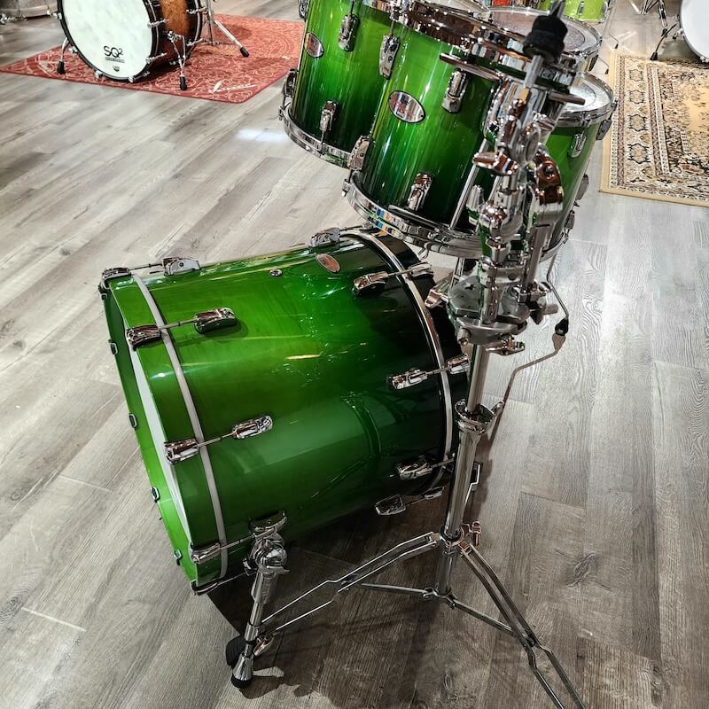 Used Pearl Reference 5pc Drum Set Green Fade - Drum Center Of Portsmouth