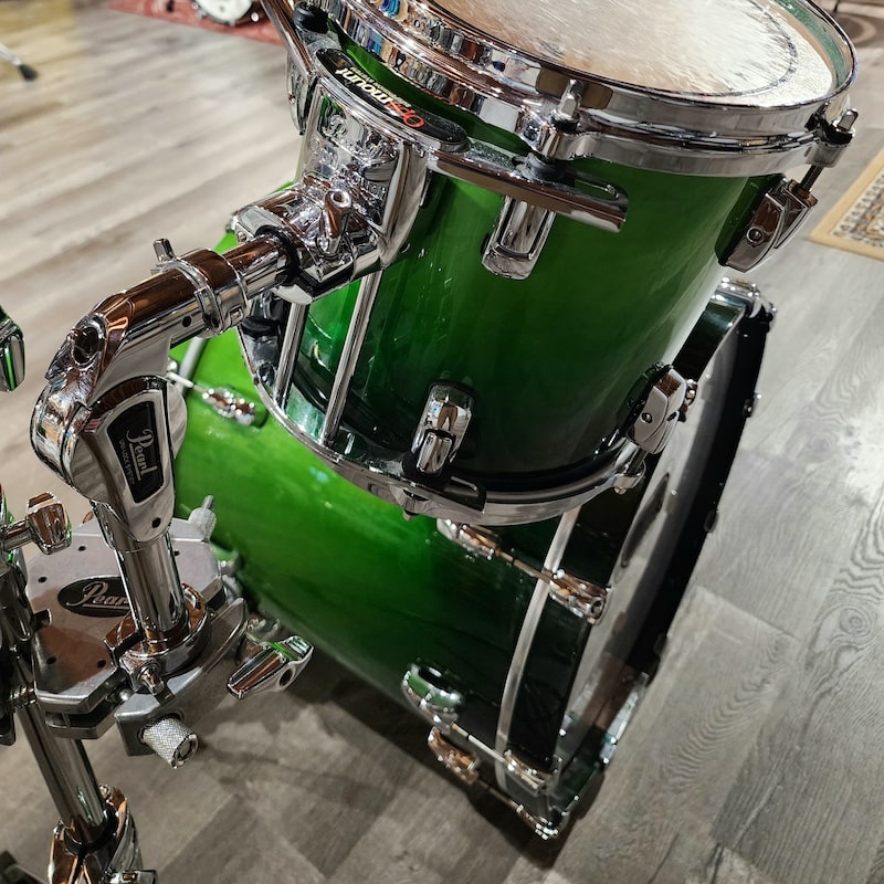 Used Pearl Reference 5pc Drum Set Green Fade - Drum Center Of Portsmouth