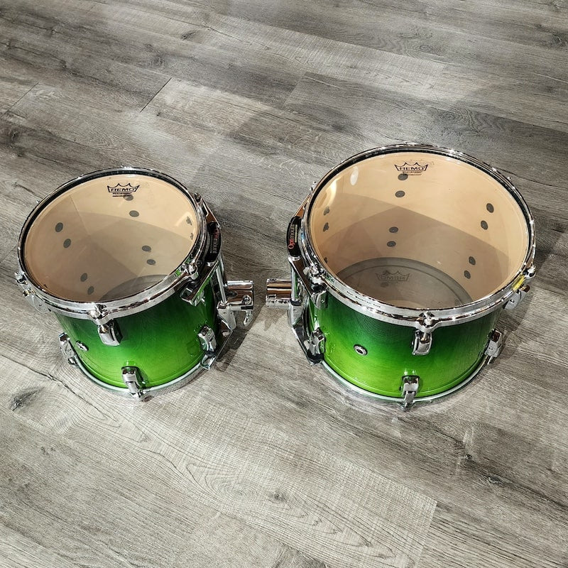 Used Pearl Reference 5pc Drum Set Green Fade - Drum Center Of Portsmouth