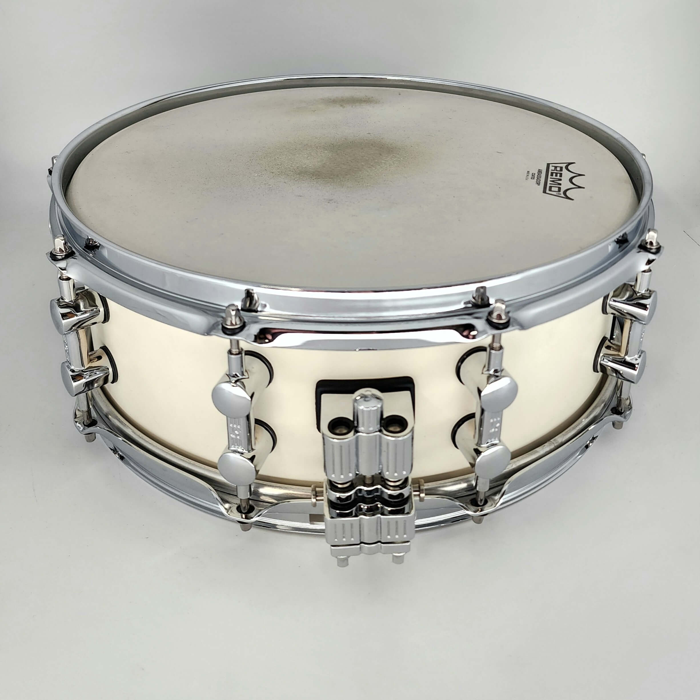 Used Sonor Prolite Snare Drum 14x5 Creme White