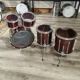 Used Yamaha Recording Custom 5pc Drum Set Cherry Red Made in Japan! - Drum Center Of Portsmouth
