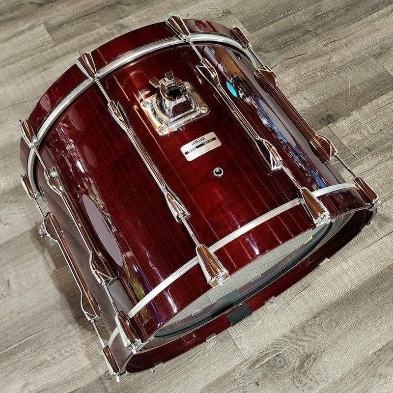 Used Yamaha Recording Custom 5pc Drum Set Cherry Red Made in Japan! - Drum Center Of Portsmouth