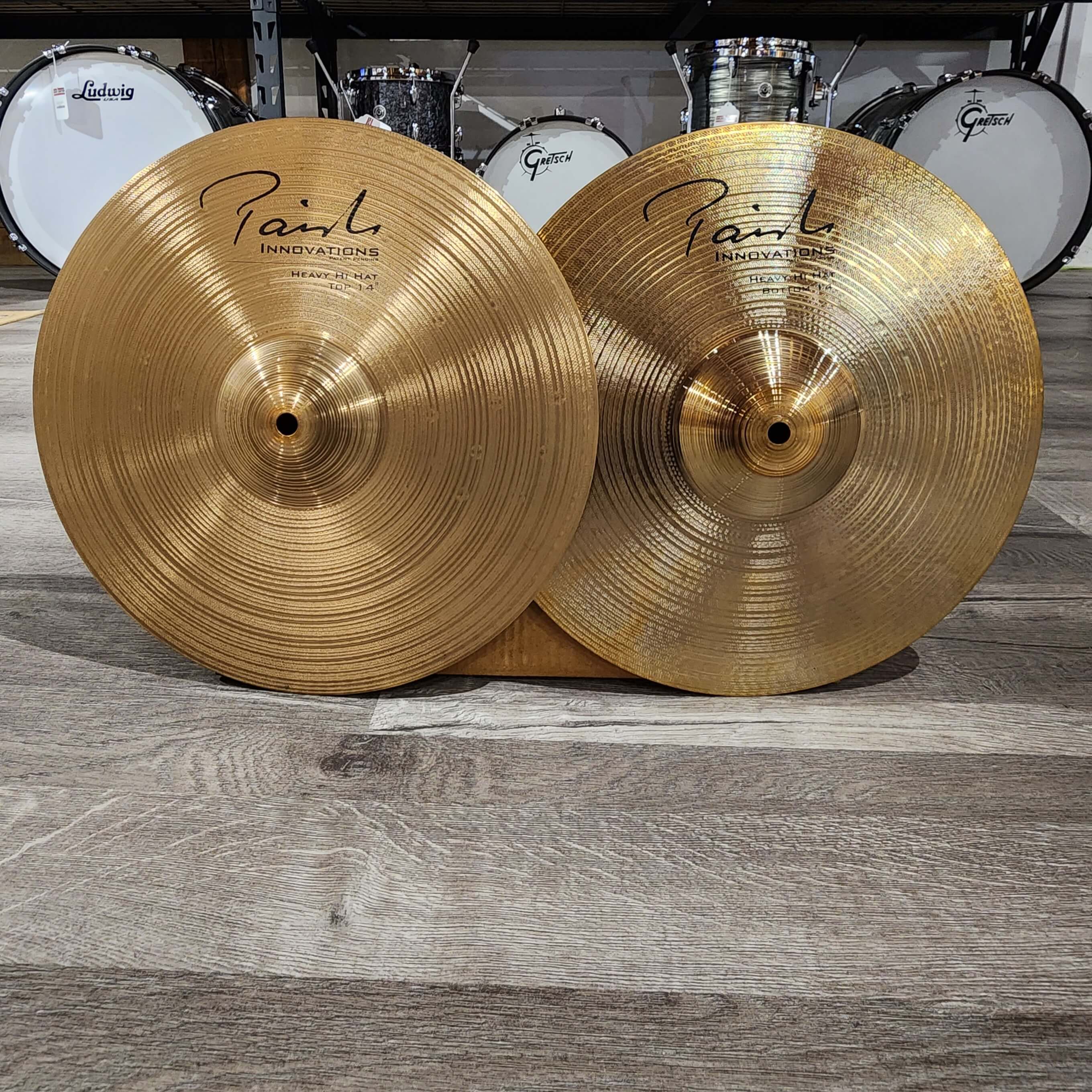 Used Paiste Innovations Heavy Hi Hat Cymbals 14"