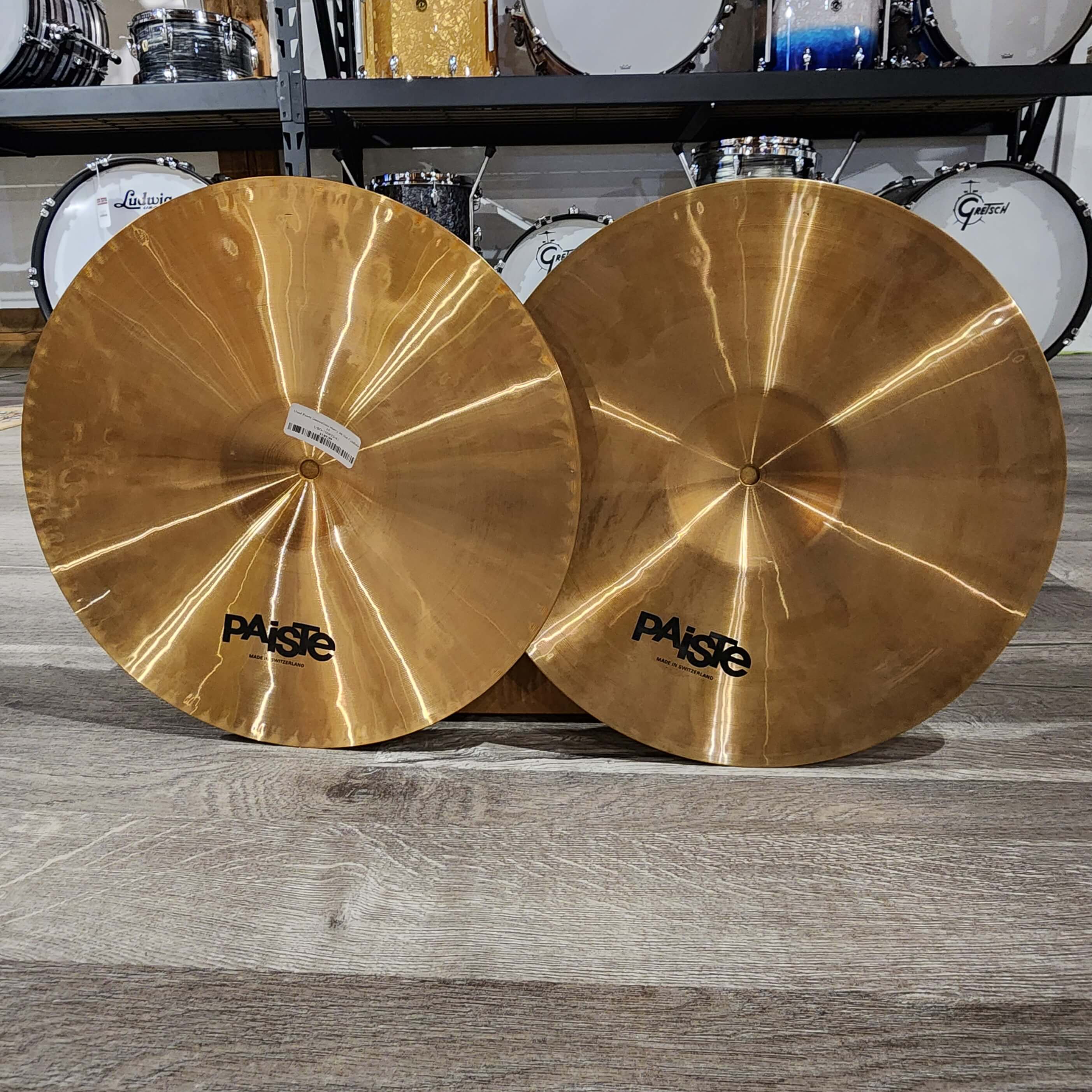 Used Paiste Innovations Heavy Hi Hat Cymbals 14"