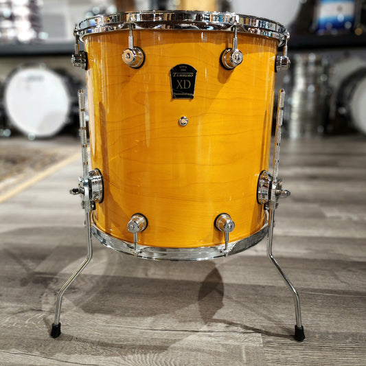 Used Tamburo XD 5pc Drum Set Transparent Yellow Gloss