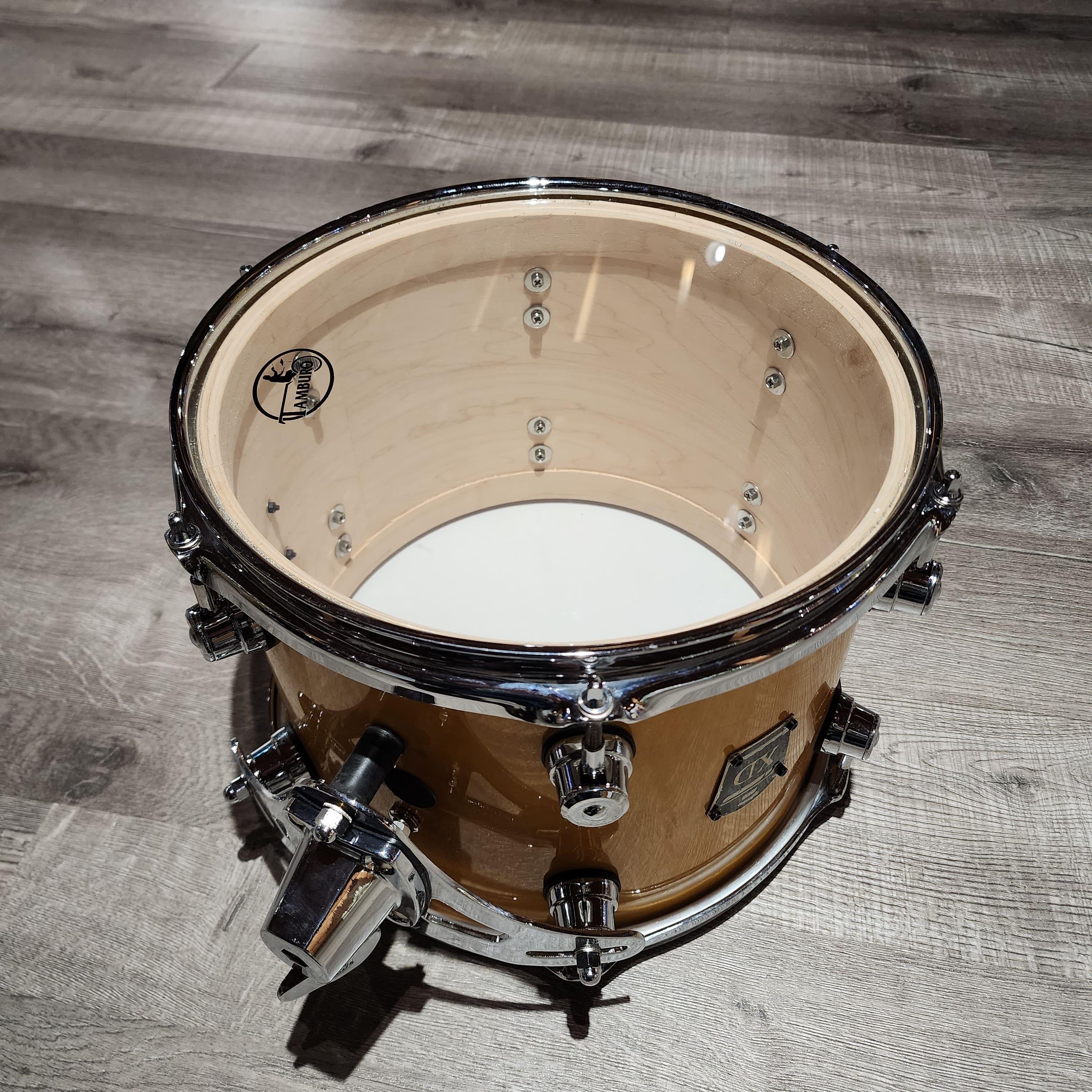 Used Tamburo XD 5pc Drum Set Transparent Yellow Gloss