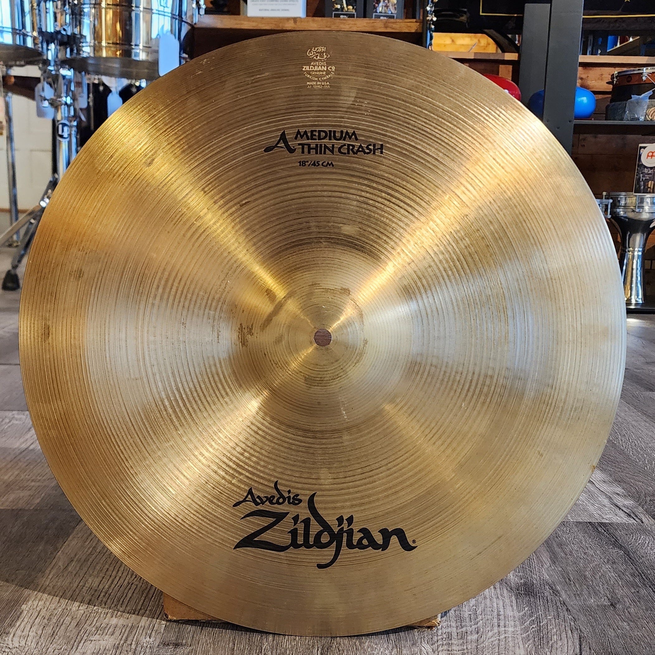 Used Zildjian A Medium Thin Crash Cymbal 18"