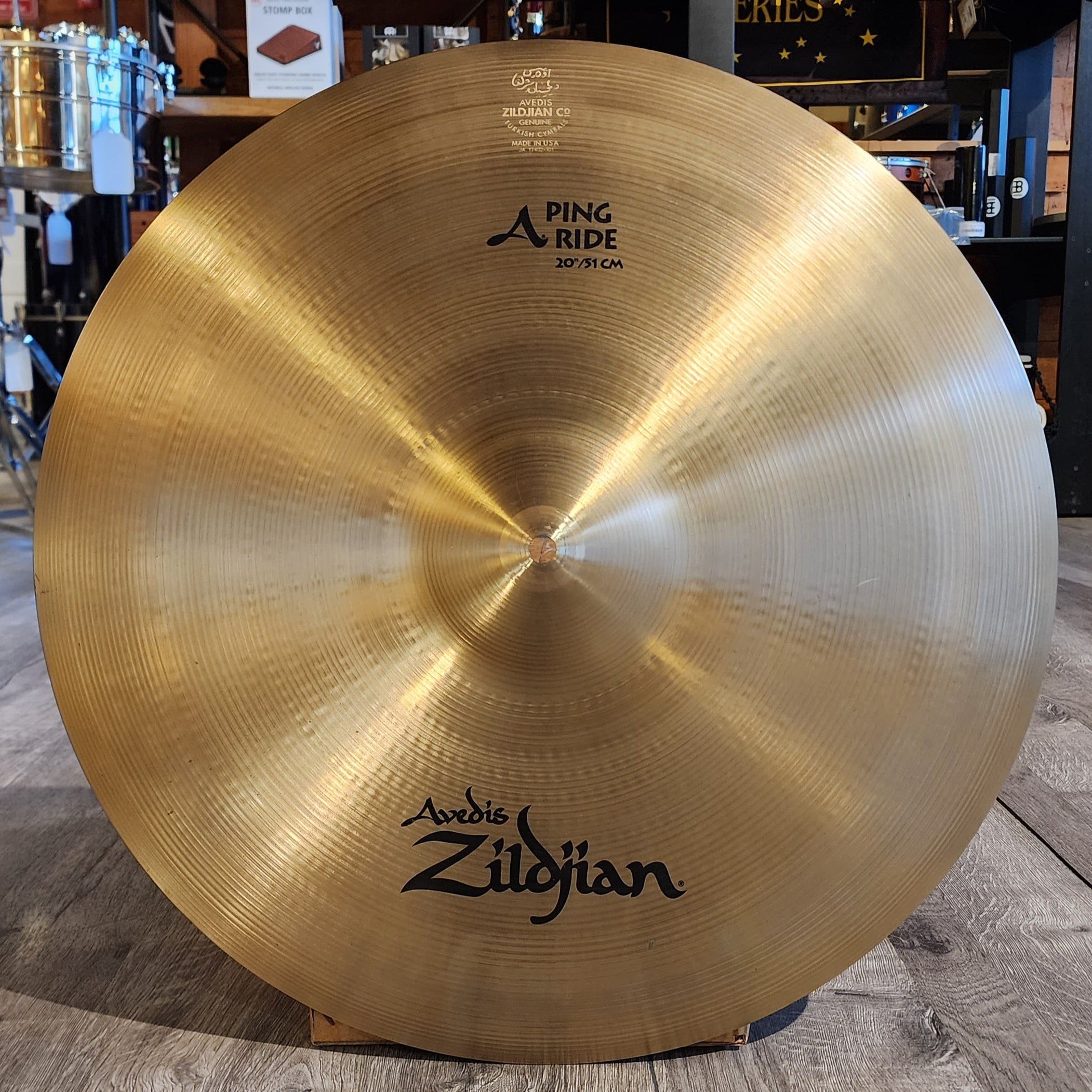 Used Zildjian A Ping Ride Cymbal 20"