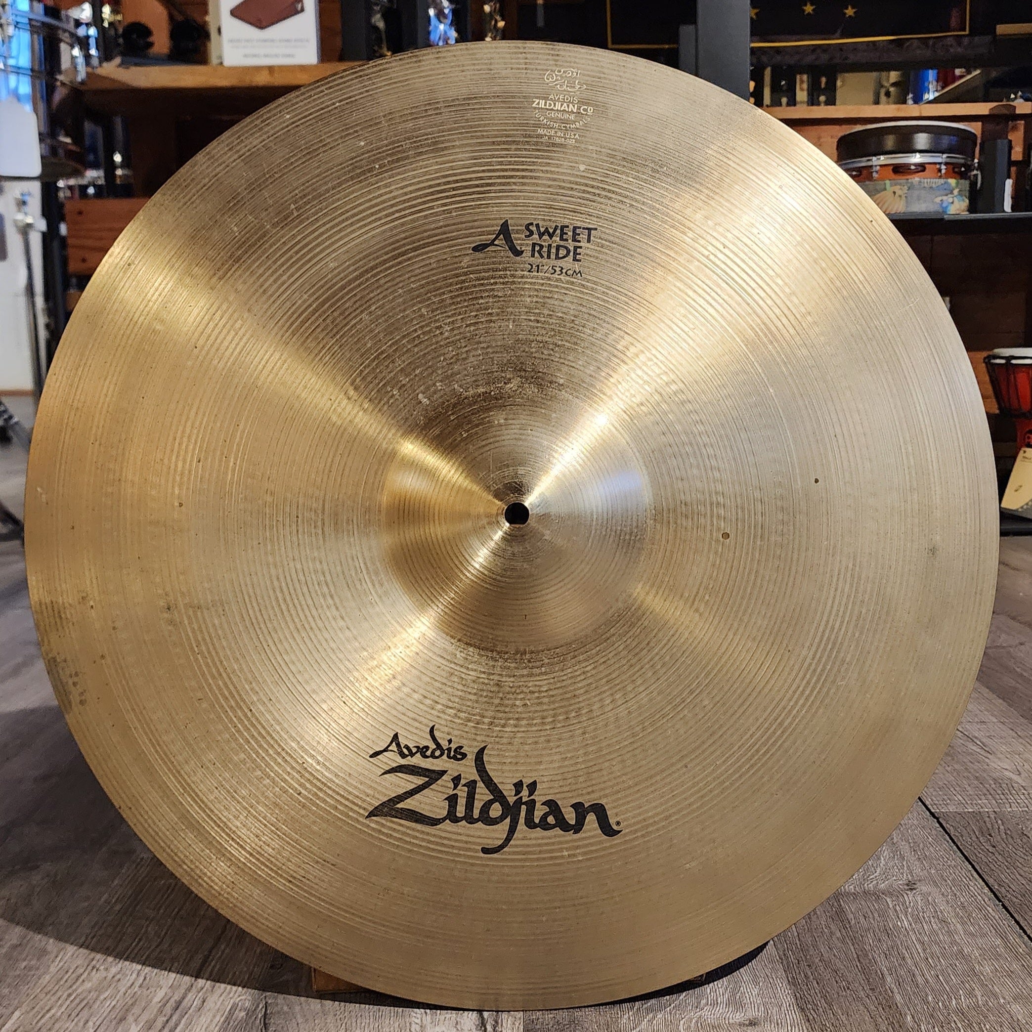 Used Zildjian A Sweet Ride Cymbal 21"