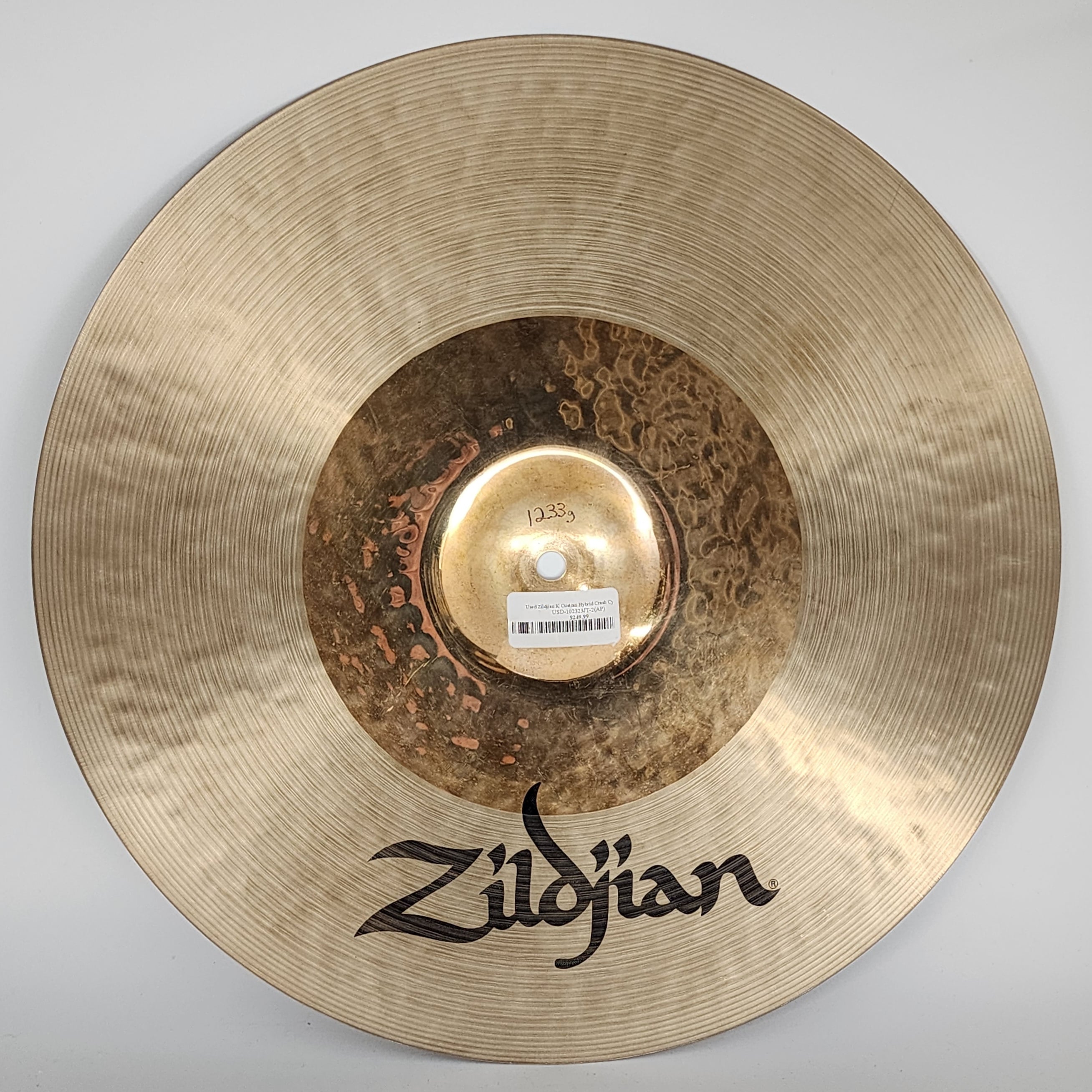 Used Zildjian K Custom Hybrid Crash Cymbal 17"