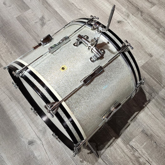 Vintage Ludwig '60s Club Date Drum Set Silver Sparkle - Drum Center Of Portsmouth
