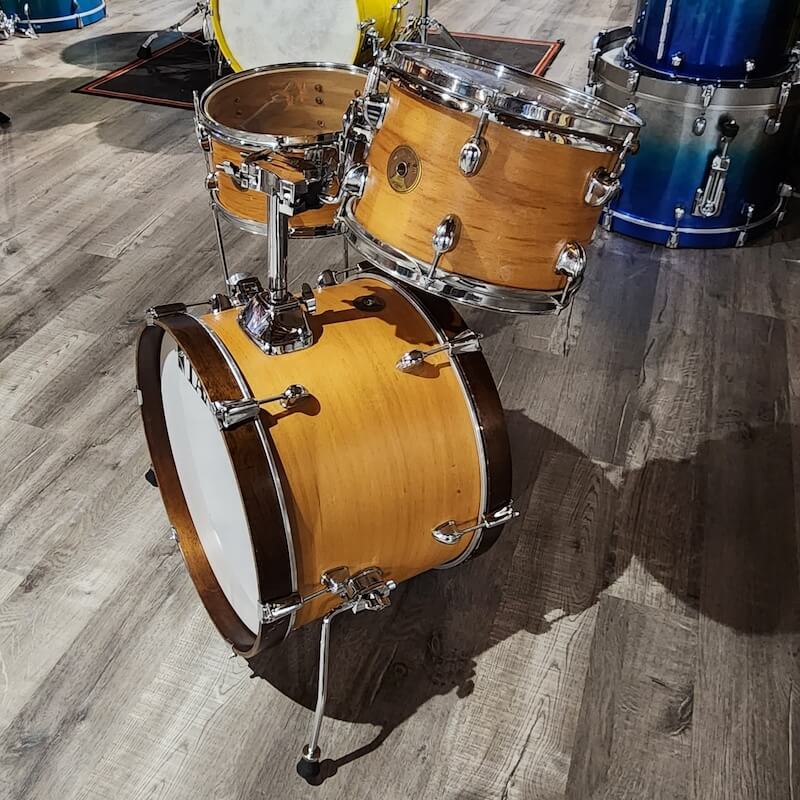 Used Tama Club-Jam 3pc Drum Set Satin Blonde - Drum Center Of Portsmouth